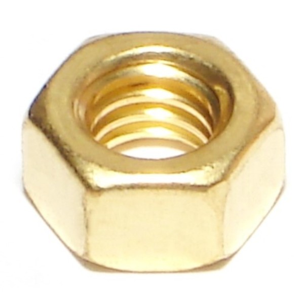 Midwest Fastener Hex Nut, 5/16"-18, Brass, 15 PK 68333
